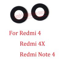 2 Pieces Rear Back Camera Lens Glass For Xiaomi Mi Redmi 4 4X Note 4 Note4 Main Camera Lens Glass Cover With Sticker For Redmi4