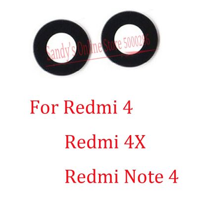 2 Pieces Rear Back Camera Lens Glass For Xiaomi Mi Redmi 4 4X Note 4 Note4 Main Camera Lens Glass Cover With Sticker For Redmi4