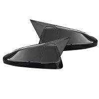 Bright Black For 10Th Generation Accord INSPIRE 260 And Hybrid Versions Bullhorn Mirror Cover Reversing Mirror