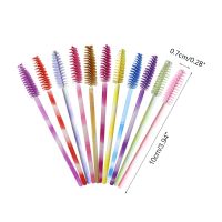 Hot 50ชิ้นเซ็ต Eyelash Mascara Brushes Eyelashes Brush Wands Applicator Makeup Kits Cosmetic Tool D2TA