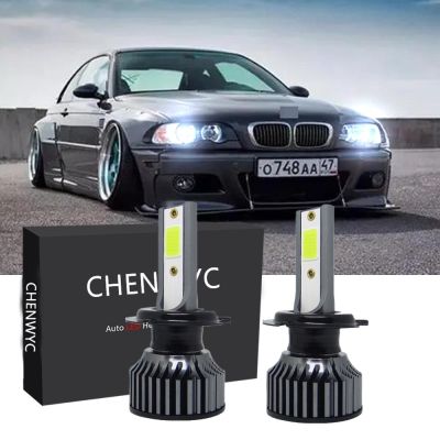 New หลอดไฟหน้ารถยนต์ สําหรับ BMW 3 Series (E46) 1998-2005 6000k 2 ชิ้น