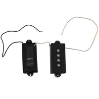 1set 4 String Noiseless Pickup Black for Precision P Bass Replacement