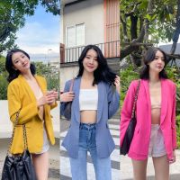 Wanwan Basic Blazer สไตล์เกาหลี งานดีมากคะ กระเป๋าจริง#1