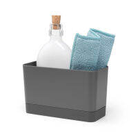 Brabantia ที่ใส่อุปกรณ์ทำความสะอาด ที่ใส่อุปกรณ์ล้างจาน  SinkSide Sink Organiser - Dark Grey