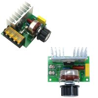 4000W 0-220V AC SCR Electric Voltage Regulator 4000W Motor Speed Controller Dimmers Dimming Speed With Temperature Insurance Electrical Circuitry  Par