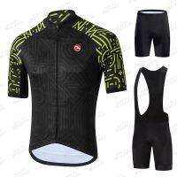 2022 Cycling Quick-Dry Cycling Sets Mountain Bike Uniform Summer Mens Cycling Jersey Set Road Bicycle Jerseys MTB Bicycle Wear