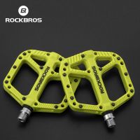 ROCKBROS Ultralight Seal Bearings Bicycle Bike Pedals Cycling Nylon Road bmx Mtb Pedals Flat Platform Bicycle Parts Accessories