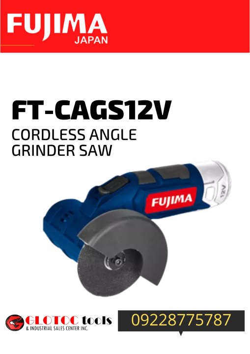 FUJIMA Cordless Angle Grinder Saw FTCAGS12V Lazada PH