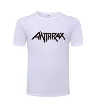 เสื้อยืดโอเวอร์ไซส์Anthrax เสื้อยืดลําลอง ผ้าฝ้าย แขนสั้น คอกลม พิมพ์ลายวงร็อคร็อค สําหรับผู้ชาย 2023S-3XL  WLFW