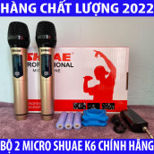 Micro, Bộ 2 Micro Karaoke Đa Năng Gía Rẻ , Nơi Bán Mic Shuae K6 Giá Rẻ