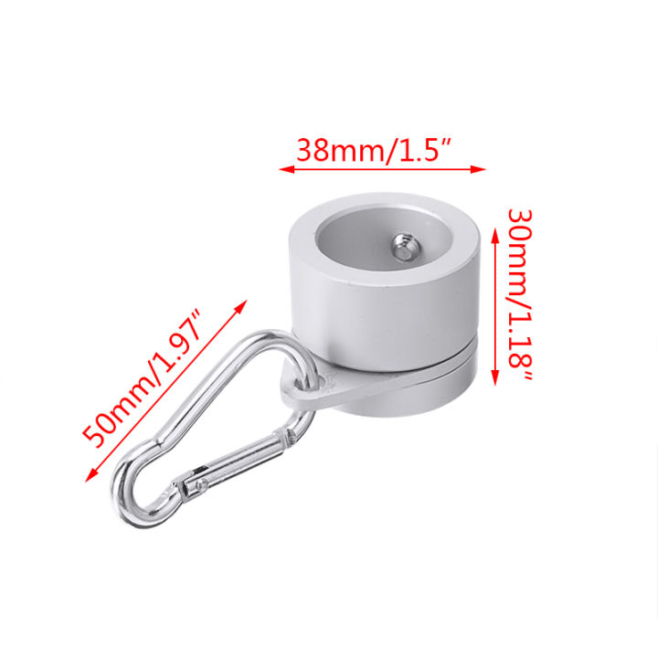 bokali-2ชิ้นใหม่โลหะผสมเสาธงเสาธงวงแหวนคลิปต่อต้านห่อการติดตั้งgrommet