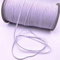 【hot】 New 3-12mm 5 Yards/lot Hight Elastic Bands Spool Sewing Band Flat Cord Diy Accessories