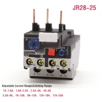 Jr28-25รีเลย์ความร้อนเกินพิกัด Lr2d13ปรับความร้อนรีเลย์ไฟฟ้ารีเลย์1.6a 2.5a 4a 6a 8a 10a 13a 25a 18a