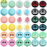 JCD 4PCS Animal Crossing Bear Leaf Pad Thumb Stick Grip Cap Joystick Cover For Nintend Switch NS Lite Joy-Con Controller Controllers