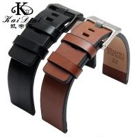 ▣ Cow Leather Strap for DIESEL Watchband Fit DZ7312 DZ4323 7257/4357 With Stainless Steel Pin Buckle Strap 22m 24mm 26 28 30mm ban