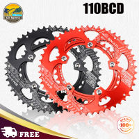 จักรยานรูปไข่ Chainring 110BCD จักรยานถนนรอบ Chainring Chainwheel ขี่จักรยานชิ้นส่วน (กับ5เหล็กคู่แผ่นเล็บ)