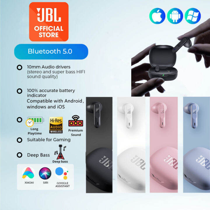 Original JBL Wave 300 TWS True Wireless Bluetooth Earphones Earbuds ...