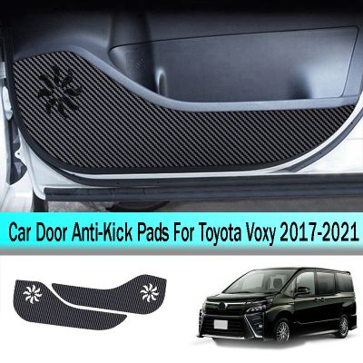 1Pair Car Door Anti-Kick Pads Car Door Anti-Scratch Pads Door Anti-Kick Protective Cover for Toyota Voxy 2017-2021