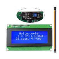 【✱2023 HOT✱】 mxizg Lcd2004 2004 I2c 20X4 2004a สีฟ้าเกณฑ์วัดหน้าจอ Lcd Iic/ I2c โมดูลสายเชื่อมต่ออนุกรมสำหรับ Arduino Uno Mega2560