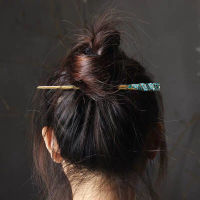 【CW】Morkopela Simple Rhinestone Hairpin Jewelry Metal Hair Stick Women Banquet Wedding Hair Accessories
