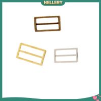 [HELLERY] 4 Pieces Tri-Glide Adjustable Buckles Strap Slide 3 Bar Adjusters Gold