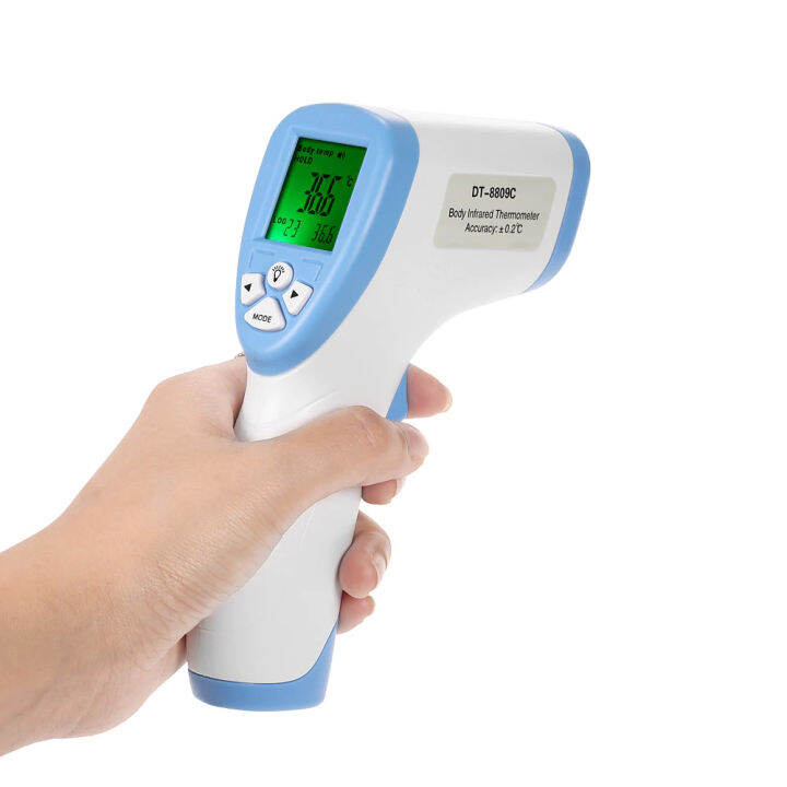 สินค้าพร้อมส่งจากไทย-เครื่องวัดไข้อัจฉริยะ-วัดด้วยอินฟราเรด-infrared-thermometer-non-contact-เครื่องวัดอุณหภูมิเลเซอร์-lcd-หน้าผากเครื่องวัดอุณหภูมิอินฟราเรด-อุปกรณ์ตรวจวัดสุขภาพ-อุปกรณ์วัดไข้