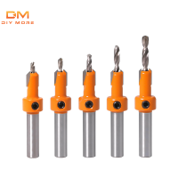 Diymore Countersink Drill Bits 8Mm Round Shank Woodworking Counter Chamfer Bits For Plastic Wood Processing And Holes Drilling