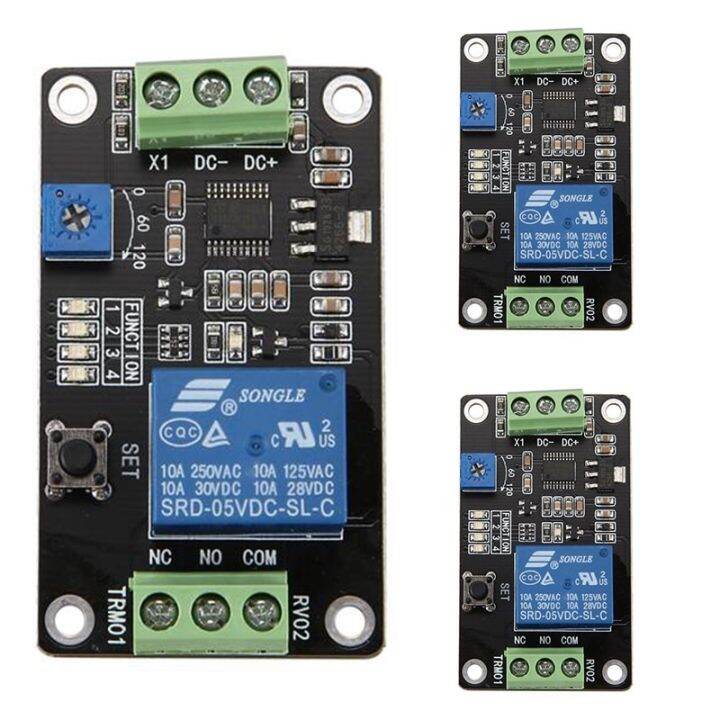 Trm01 Time Delay Relay Module / Self-Locking / Delay Switch / Power-On ...