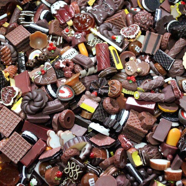 50-pcs-simulation-resin-candy-sugar-chocolate-cake-flatback-beads-for-diy-jewery-scrapbooking-decoration