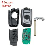 Car Smart Remote Key 4 Buttons Fem/Bdc Cas4 Cas4+2011-2017 868Mhz