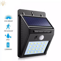 โคมไฟโซล่าเซล ไฟติดผนัง ไฟ led ไฟโซล่าเซล led solar light ตรวจจับความเคลื่อนไหว เปิด/ปิดไฟอัตโนมัติ ชาร์จไฟด้วยพลังงานแสงอาทิตย์ กันน้ำได้