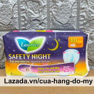 Băng vệ sinh ban đêm Laurier Safety Night siêu an toàn 40cm 4 miếng dành thumbnail