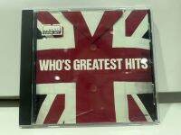 1   CD  MUSIC  ซีดีเพลง  THE WHOS GREATEST HITS     (G4D73)