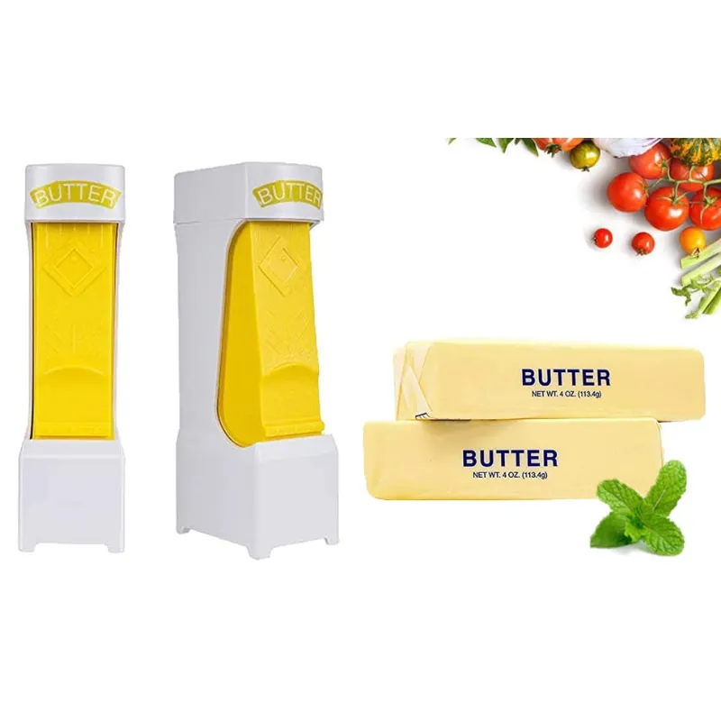 Home Kitchen Cheese Cutter Butter Slicer One Click Squeeze Serves