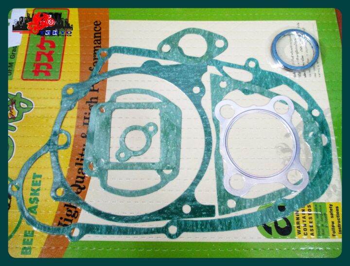 yamaha-dt100-dt-100-engine-gasket-complete-set-ปะเก็นเครื่อง-ชุดใหญ่-ตราผึ้ง-สินค้าคุณภาพดี