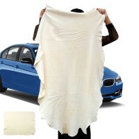 Car Leather Cloth Irregular Cleaning Cloth Fast Drying Super Absorbent Oil Tanned Car Washing Towels for Auto Wash Drying Towel