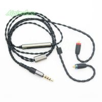 Aipinchun Short 62cm MMCX Headphones Cable Mic Volume Controller Replacement for Shure SE215 SE315 SE425 SE535 SE846 Black