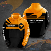 Fanmade McLaren Formula 1 Team Racing polyester 3D printing lightweight Hoodie