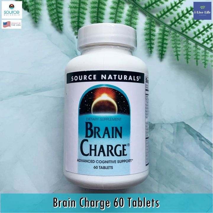อาหารเสริม-สมองและความจำ-brain-charge-60-tablets-source-naturals