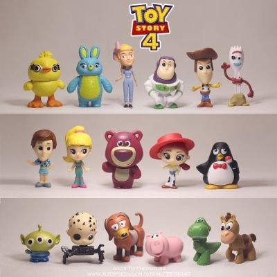 ✅เรื่องของเล่น Disney 4 Woody Buzz Lightyear 3-5Cm รุ่น Q หุ่นแอ็คชั่นโมเดลของเล่นเด็กตุ๊กตาจิ๋วสำหรับของขวัญสำหรับเด็ก