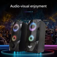 AULA N-301 Computer Desktop Luminous Sound Laptop Desktop Computer Mobile Phone Universal Speaker