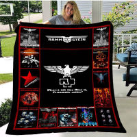 Ramstein Rock Band Blanket ผ้าห่มผ้าลินินผ้าห่มขนแกะนุ่มครอบครัวโซฟาเตียงโซฟาเด็กผู้ใหญ่สี่ฤดูกาลผ้าห่มของขวัญ