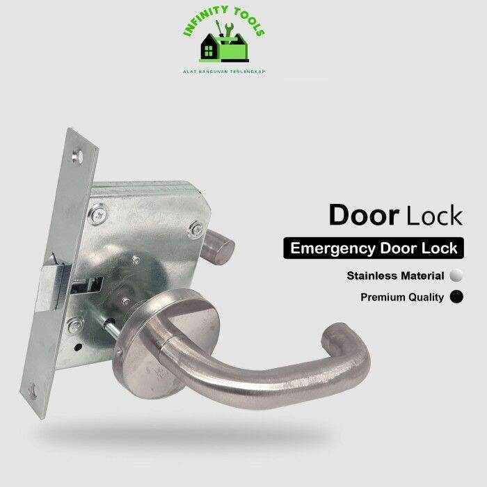 Gagang Kunci Pintu Emergency Door Handle Pintu Darurat Panic Exit Lock