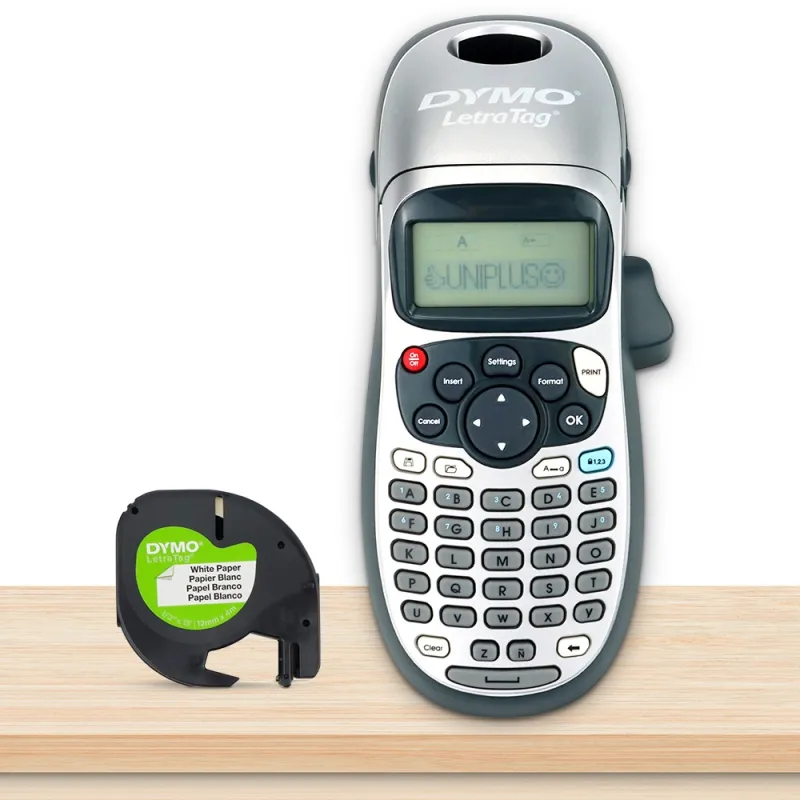 Dymo LetraTag LT-100H Label Maker | Handheld Label Maker Machine | Ideal  for Office or Home