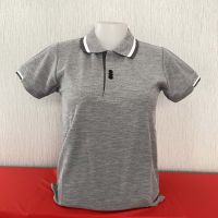 เสื้อเชิ้ตหญิงแขนสั้น เสื้อโปโลหญิง Women Polo Shirt Plain Polo T Shirt Soft Pique Short Sleeve Tops For Women Side Vents สีเทาปกคลีปดำขาวเทา เนื้อผ้านุ่ม สวมใส่สบาย ซึ่งมีทั้งแบบชาย และแบบผู้หญิง