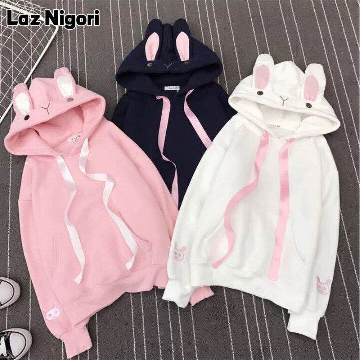 laz-nigori-เสื้อสำหรับสตรีหวานกระต่ายหู-hooded-เสื้อกันหนาวผู้หญิงเสื้อน่ารักนักเรียนสาวแฟนเครื่องแต่งกาย-outerwear