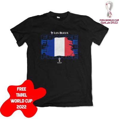 เสื้อยืด พิมพ์ลาย World Cup 2022 France Les Bleus French World Cup 1348S-5XL