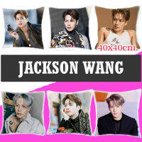 (พร้อมส่งจากไทย) หมอนผ้ากำมะหยี่พิมพ์ลายแจ็คสัน Jackson Wang 36x36 ซม. 40x40ซม. และ 60x40 ซม.