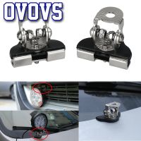 1Pair Stainless Steel Car Light Holder LED Lamp Mounting Bracket Hood Engine Lamp Bracket Clips 4x4 Offroad Light Install Clamp