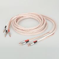 Hi-End KB 12TC OCC Speaker Wire Hifi Speaker Cable CMC BFA 2 Banana Plug to 2 Banana Jack